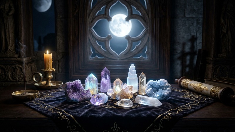 How to Charge Crystals with Full Moon